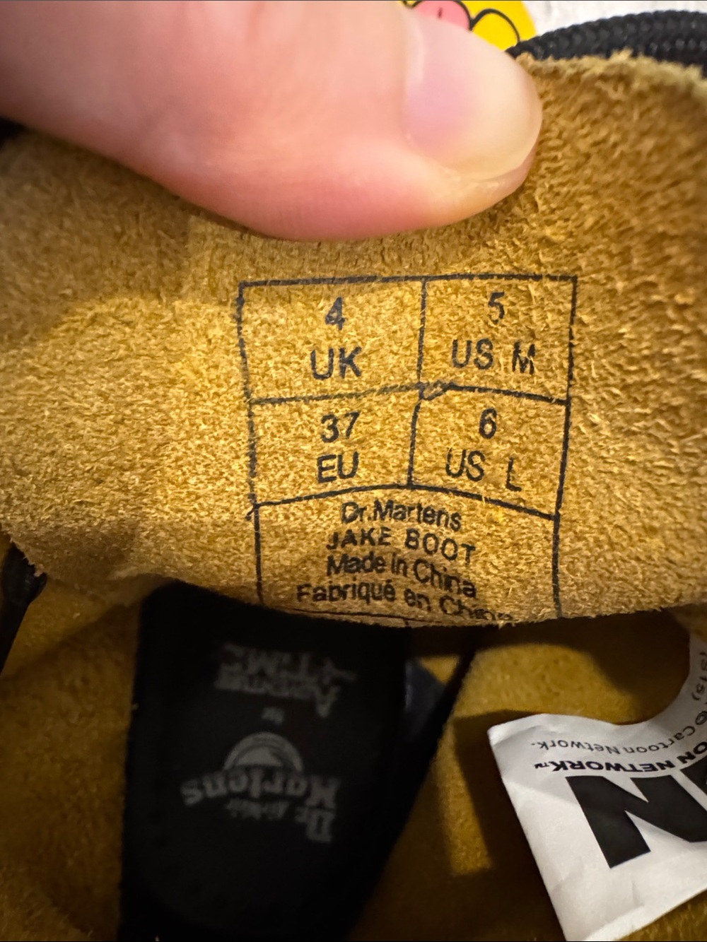 Dr. Martens Lace Up Boots Jake The Dog Collab - Picture 10 of 10